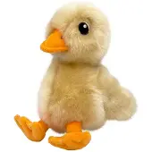 Kong Toughz Duck Rode Knuffel voor Honden 22cm