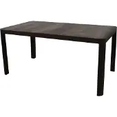 Lesli Living Tuintafel Castilla nuance 160x90 cm - antraciet