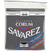 Savarez snarenset klassieke gitaar - 500-ARJ - KF composite fiber silverwound Corum hybrid tension