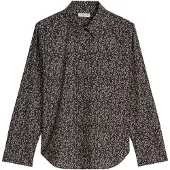 Marc O'Polo Blouse lichtgrijs / donkergrijs / zwart