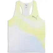 Puma Sporttop lichtgeel / lichtgrijs / wit
