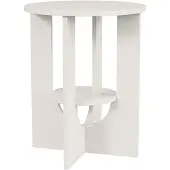 Vicco Vareo Salontafel – 40 x 40 cm Wit