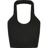 Urban Classics Gebreide top zwart