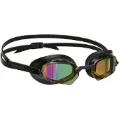 Madwave Edge Racing Mirror Swimming Goggles Zwart