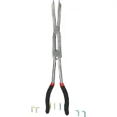 Ks Tools 500.7015 Precisie-borgveertang Geschikt voor borgringen Buitenringen 12-30 mm