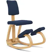 Varier Stokke Variable Plus Balansstoel Blauw/Lichtbruin Tonal