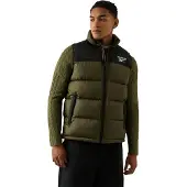 Reebok Heren Gewatteerd Gilet (Olijf)