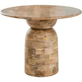 Beliani MURTLE - Eettafel - Lichtbruin - Mangohout