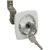 Perko Flush Lock Zilver