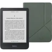 KOBO Clara BW Zwart + Sleep Cover Groen