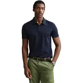 Gant polo donkerblauw korte mouw