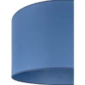 Duolla Lampenkap Roller Ø 50 cm, donkerblauw, blauw, Textiel / Stof / Zijde