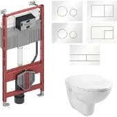 Boss & Wessing Tece profil toiletset set 01 bws basic smart met tece drukplaat