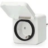 Nedis Smart plug | inclusief energiemeter | Max. 3680W | Zigbee | IP44 | Wit (NL)