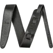 Fender Artisan Crafted Leather Guitar Strap 2.5" Black