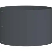 vidaXL Plantenring Antraciet 30 x 30 x 20 cm Koudgewalst staal