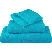 vidaXL Saunadoeken SOLUND 2 st 600 g/m² 80x200 cm turquoise
