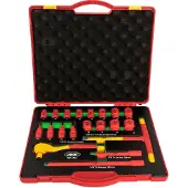 JBM Geïsoleerde Gereedschapskoffer Van 3/8 Inch 20 Stukken