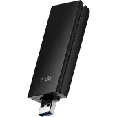Cudy AX5400 USB 3.0 Wi-Fi 6E Adapter – Tri-Band High-Gain, 2.4/5/6 GHz, Lage Latency voor Gaming & Streaming