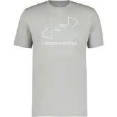 Under Armour UA GL FOUNDATION UPDATE SS-GRY Heren Sportshirt - Grijs - Enamel Blauw - Illusion Groen
