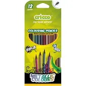Cricco Metallic Kleurpotloden - 12 Kleuren, Ergonomisch Driehoekig