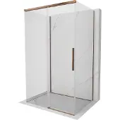 Mexen Rox-3S 3-zijdige schuifdouchecabine 105 x 90 , transparant, roze goud - 8C2-105-090-60-00-3S