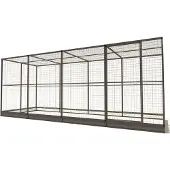 Glorenza Noa - Kattenren - Aluminium - Antraciet - 484x176x193 cm