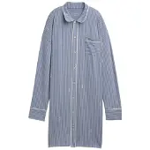 Tom Tailor - Gestreept nachthemd - Maat 36 - blue-medium-vertical stripe