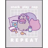 Pusheen Snack Play Nap fleece deken 130 x 170cm