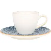 Bonna Espresso kopjes & schotel calif porselein set van 6