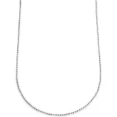 Lucleon Essentials | 2,5 mm Zilverkleurige Ketting met Bolletjes Schakels