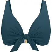Triumph Bikinitop ' Summer Twist ' petrol / donkergroen