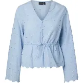 Pieces Blouse 'PCARMORINE' lichtblauw