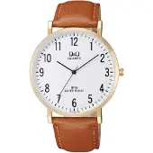 Q&Q Analoog horloge 'Klassisch' bruin