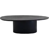 Giga Meubel Salontafel Nara Zwart Organisch 110cm
