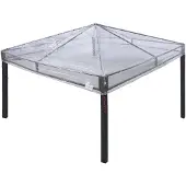 vidaXL Gazebo hoes vervanging 300 x 300 x 26 cm Doorzichtig PVC