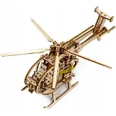 Robotime 3D Houten Helikopter Model - Mechanisch Bouwpakket