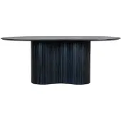 Giga Meubel Eettafel Ava Ovaal Zwart 200cm