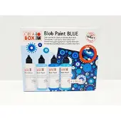 Marabu Blob Paint Verf Set - 4x90ml - Blauw & Wit