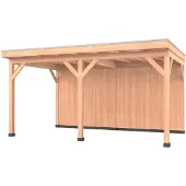 Westwood Douglas overkapping, 500 x 400, met achterwand, Comfort Plus