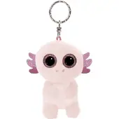 Nici sleutelhanger pluche Glubschis Axolotl Xomo 9cm roze knuffel.