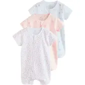 Next Rompertje/body pastelblauw / groen / rosa / wit