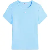 Tommy Hilfiger Shirt 'ESSENTIAL' pastelblauw