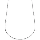 Lucleon Essentials | 2 mm Zilverkleurige Ketting met Gebogen Venetiaanse Schakels