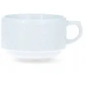 Lubiana Afrodyta Kop en Schotel Porselein Wit 250 ml