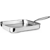 Ibili Triply Natural 28 Cm Vierkante Grill