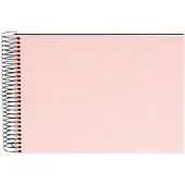 Goldbuch - Spiraalalbum Bella Vista - 24x17 cm - Roze met zwarte pagina’s
