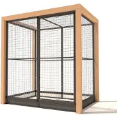 Glorenza Valentijn - Kattenren - Aluminium - Antraciet - 193x135x202 cm
