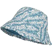 Playshoes Uv-beschermende Zonnehoed Bloem Petrol | Maat: 55 cm