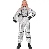 Widmann Astronauten kostuum zilver Jesse dames